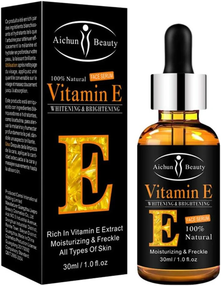 Aichun Beauty Brightening Vitamin-E Face Serum 30ml – Skin Whitening and Hydrating Formula
