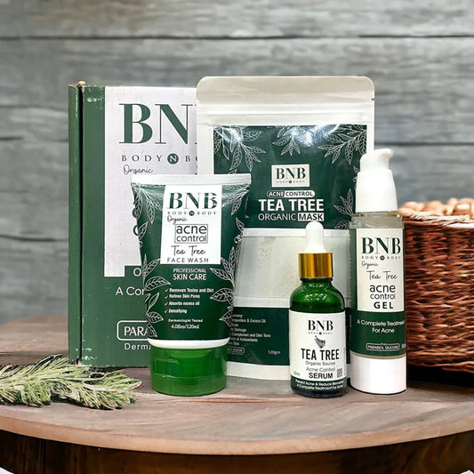 BNB Acne Control Kit – Tea Tree Skincare Set for Acne-Prone Skin, Clear Complexion, and Radiant Glow