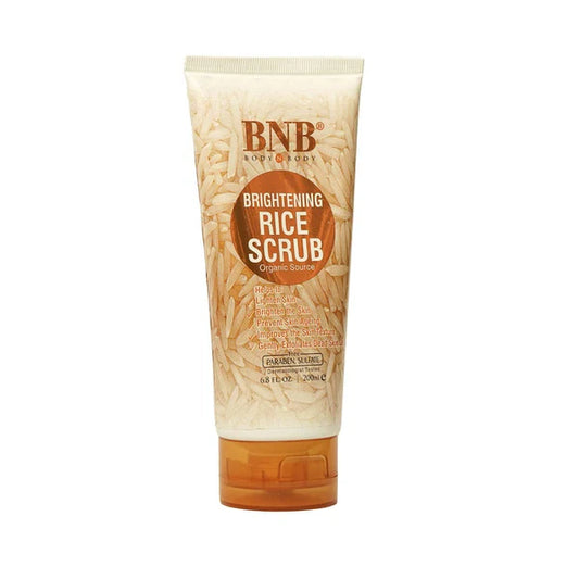 BNB Brightening Rice Scrub 200ml – Gentle Exfoliator for Smooth, Radiant, and Glowing Skin