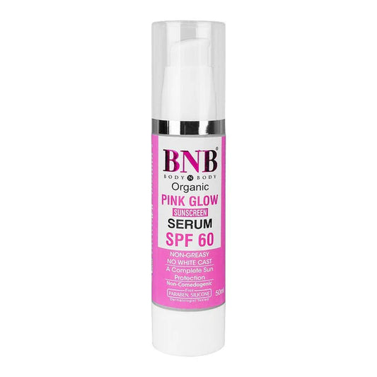 BNB Pink Glow SPF 60 Serum 50ml – Sun Protection & Skin Radiance Boost
