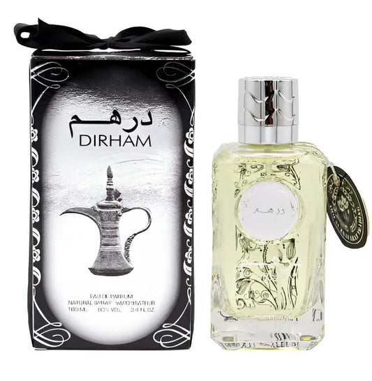 Dirham Silver Eau De Perfume 100ml – Arabian Oud and Long-Lasting Unisex Fragrance with a Fresh, Elegant Scent