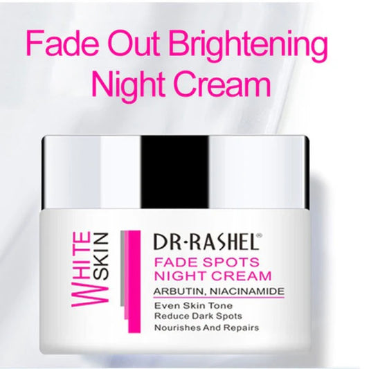 Dr Rashel Alpha Arbutin Niacinamide Night Cream 50g – Dark Spot Removal and Skin Brightening Repair Formula