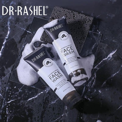 "Dr Rashel Black Charcoal Purifying Face Wash 100g – Deep Cleansing & Oil Control for All Skin Types"