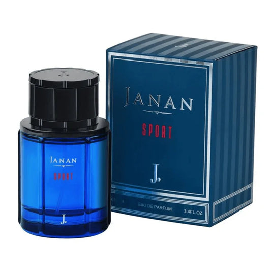 Janan Sport Perfume 100ml – Chypre, Amber, Woody, Citrusy, and Musky Long-Lasting Fragrance for Men