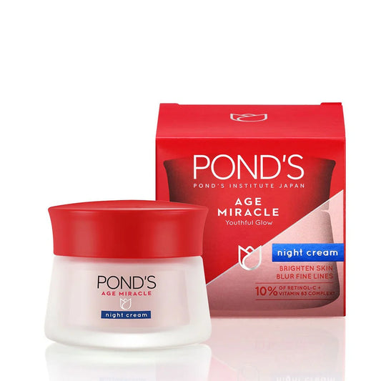Pond’s Age Miracle Night Cream – Anti-Aging Formula that Fights Wrinkles and Brightens Skin Overnight