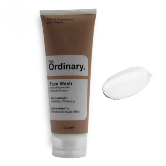The Ordinary Alpha Arbutin Face Wash 100ml – Hydrating Cleanser for Bright, Even-Toned Skin and All Skin Types