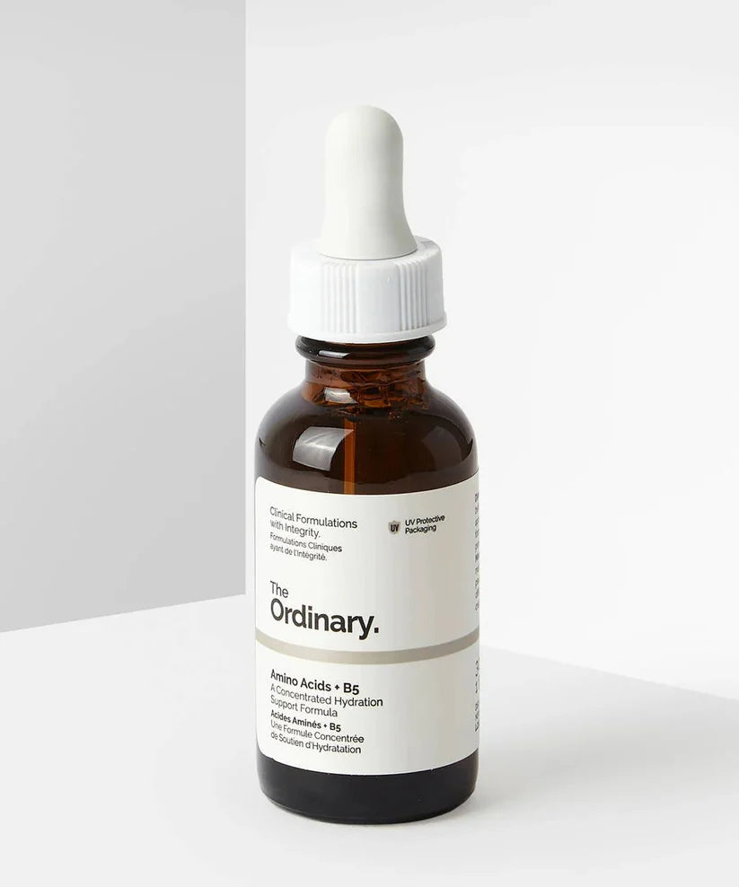 The Ordinary Amino Acids + B5 Serum 30ml – Hydrating and Skin Repair Formula with Batch Code Label
