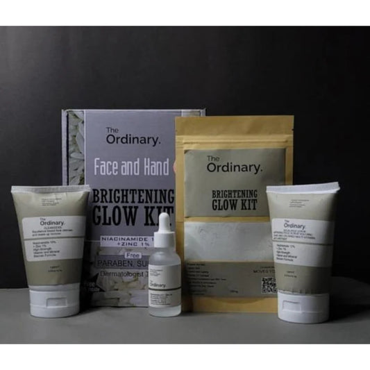 The Ordinary Face and Hand Brightening Glow Kit – Complete Skincare Set for Radiant and Even-Toned Skin