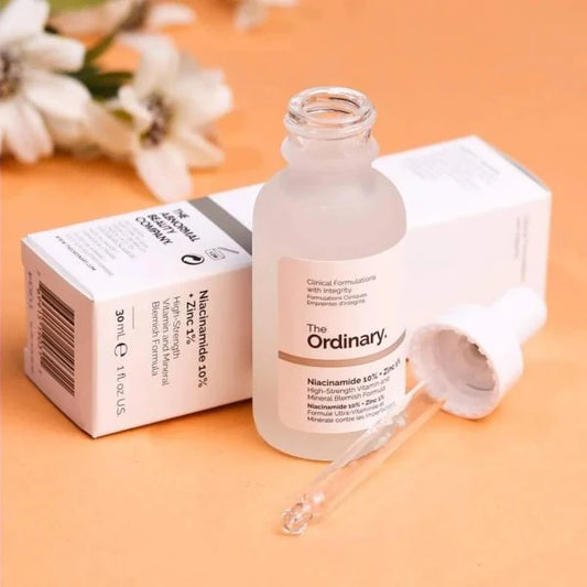The Ordinary Niacinamide 10% + Zinc 1% Serum 30ml – Skin Brightening and Oil Control Formula
