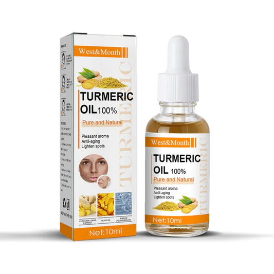 Turmeric Freckle Serum 10ml – Organic Skin Brightening Oil for Dark Spots, Anti-Aging & Wrinkle Reduction